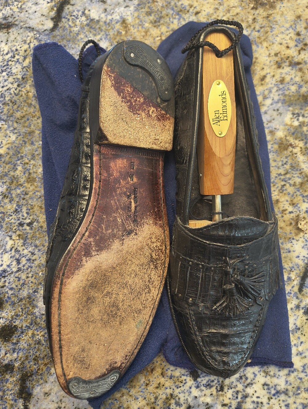 Bruno Magli Men's Genuine Alligator Leather Loafers